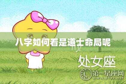 八字如何看是道士命局呢