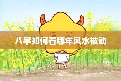 八字如何看哪年风水被动