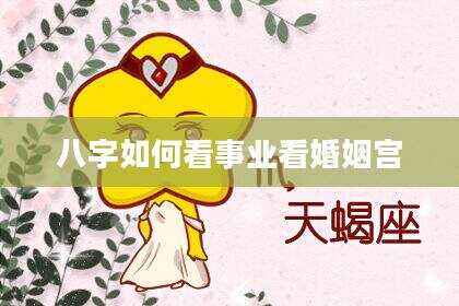 八字如何看事业看婚姻宫