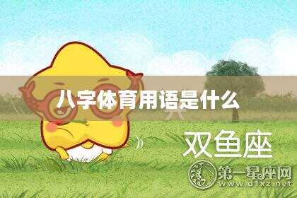 八字体育用语是什么