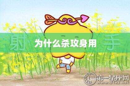 为什么杀攻身用