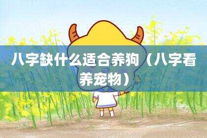 八字缺什么适合养狗（八字看养宠物）