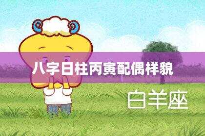 八字日柱丙寅配偶样貌