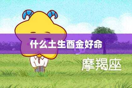 什么土生酉金好命