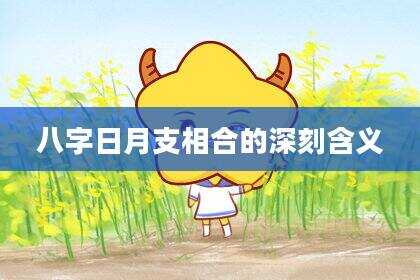 八字日月支相合的深刻含义