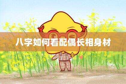 八字如何看配偶长相身材